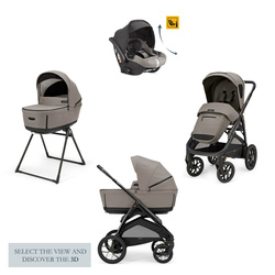 Inglesina Aptica XT System Quattro Wózek Głęboko-Spacerowy z Fotelikiem Darwin Infant Recline Tundra Beige