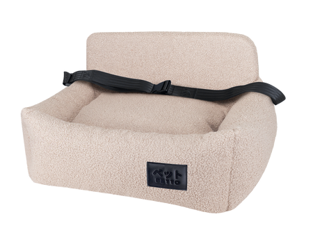 Petto Oi Cozy Single Siedzisko Samochodowe Fotelik Dla Psa Beżowy