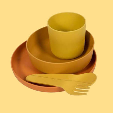 Bo Jungle Zestaw Naczyń BioPlastik CPLA Ochre