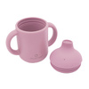 Olmitos Zestaw obiadowy silikonowy 7-elem. różowy