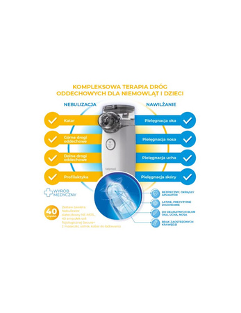 HelpMedi Zestaw do Nebulizacji Nebucare Secure+