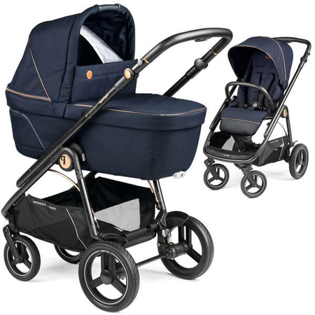 PegPerego Veloce TC Belvedere Wózek Głeboko-Spacerowy Blue Shine