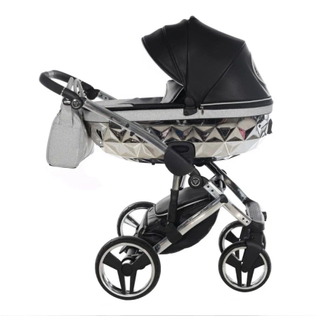 Tako Handcraft Glitter Wózek Głęboko-Spacerowy 03 Black/Silver