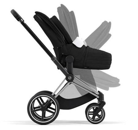 [OUTLET] Cybex Priam 4.0 Wózek Głęboko-Spacerowy Deep Black