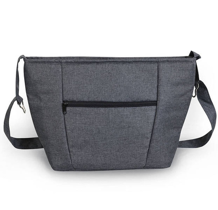 Kunert Rotax Wózek Głęboko-Spacerowy Szary Len + Pomarańcz Czarna Rama Koła Żelowe