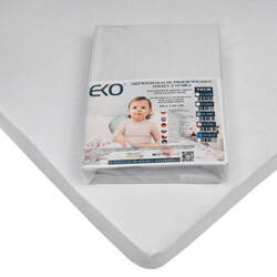 Eko Nieprzemakalne Prześcieradło Jersey z Gumką 120 x 60 cm Białe