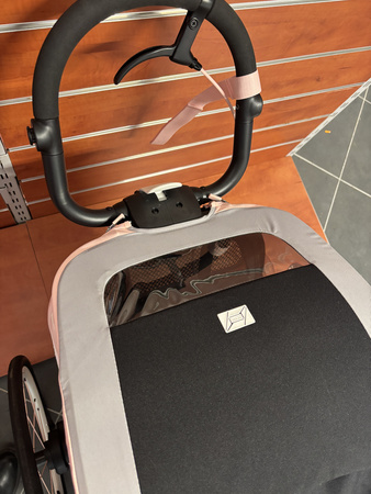 [OUTLET] Cybex Zeno Wielofunkcyjna Przyczepka Do Biegania Do Roweru Cybex Sports Silver Pink