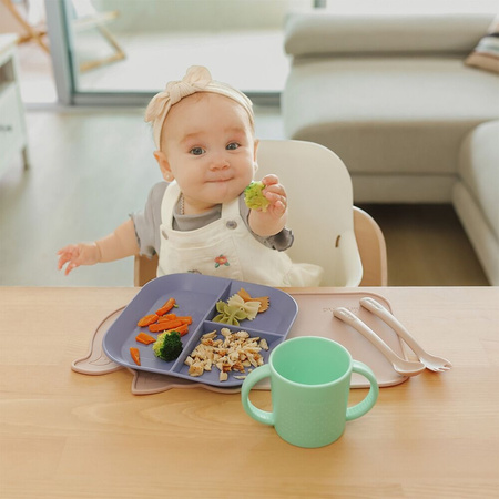 Miniland Zestaw Stołowy Do Karmienia Metodą BLW - Lis