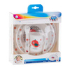 Canpol Babies Cute Animals Plastikowy zestaw stołowy - 4/401_red Red