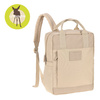 Lassig Green Label Plecak dla mam kwadratowy z akcesoriami Vividal Backpack humus