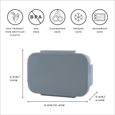 3 Sprouts Lunchbox Bento Blue