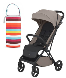 Espiro Just Wózek Spacerowy 109 Beige Cookie 2024 + Canpol Babies Termoopakowanie