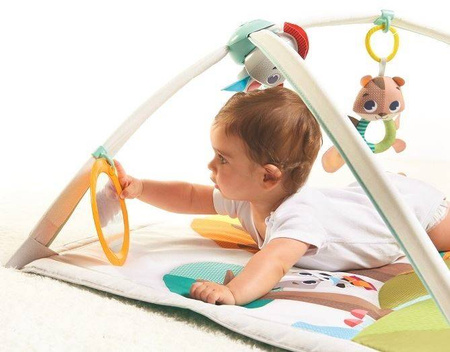 Tiny Love Gimnastyka Mata Dla Bobasa z Pałąkami - Leśna Kraina