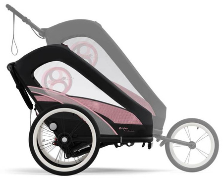 [OUTLET] Cybex Zeno Siedzisko Przyczepki Do Biegania Do Roweru Cybex Sports  Powder Pink by Anna Lewandowska