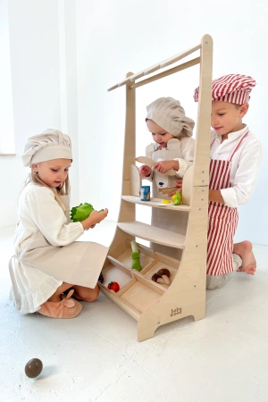 Baby Wood Drewniany Stragan dla Dzieci