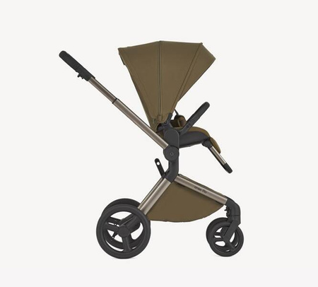 Anex Flo Wózek Głęboko-Spacerowy Astra + Cybex Aton B2 i-Size Fotelik Samochodowy 0-13kg + Baza One Volcano Black	