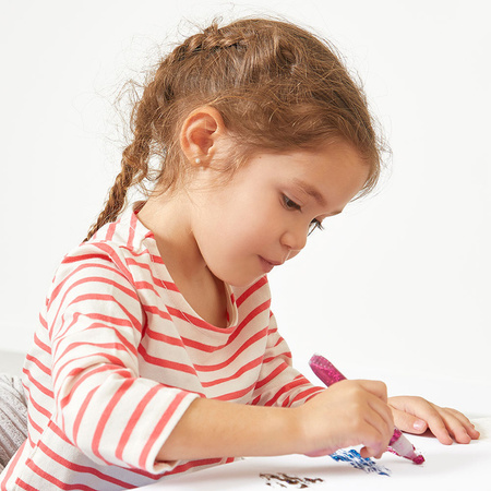 Janod Klej z brokatem w tubkach 9 kolorów 3+