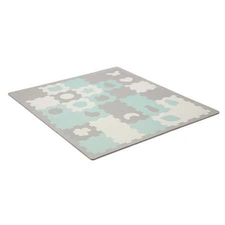 Kinderkraft Luno Shapes Mata Piankowe Puzzle Mint
