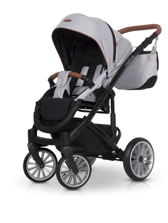 Euro-Cart Delta Wózek Głęboko-Spacerowy 2w1 Grey Fox