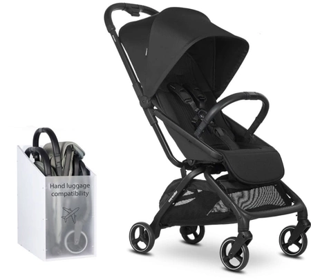 [OUTLET] Easywalker Rockey S Wózek Spacerowy Pure Black