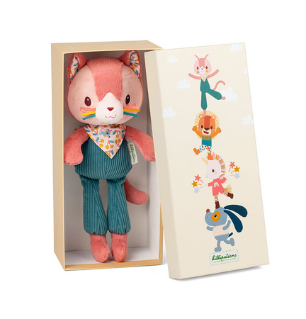 Lilliputiens Przytulanka w ozdobnym pudełku Kotka Jeanne 3 m+