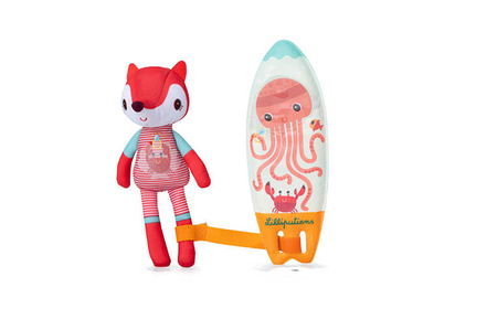 LILLIPUTIENS Magiczna przytulanka do kąpieli surfer Lisiczka Alice 12 m+