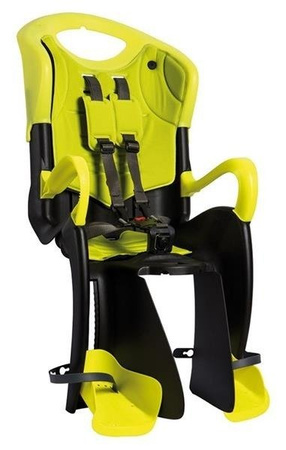 Bellelli Fotelik Rowerowy Tiger Relax Pochylany HI-VIZ Yellow-Black