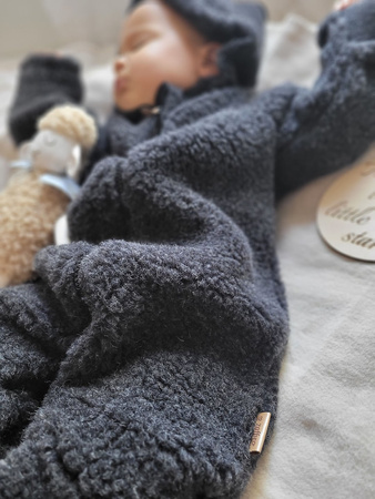 Zaffiro Nevada Kombinezon Wełniany Dla Dzieci 50/56 Anthracite