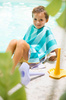 QUUT Dwustronne poncho kąpielowe dla dzieci Lagoon