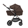 Anex IQ Premium New Transfarmation Wózek Głęboko-Spacerowy Teddy + Cybex Aton B2 i-Size Fotelik Samochodowy 0-13kg + Baza One Volcano Black	