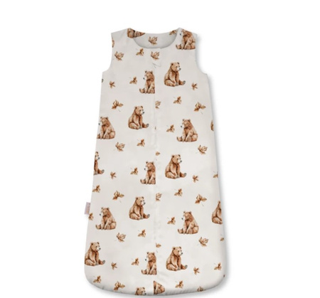 Waldin Śpiworek 1.5 TOG Niedźwiadki Beżowe Rozmiar M