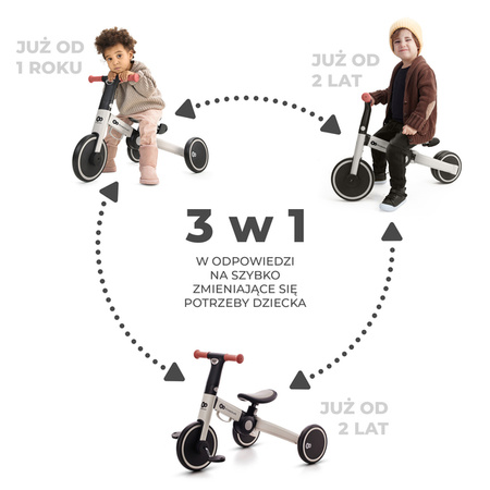 Kinderkraft 4TRIKE  Rowerek Trójkołowy  Black Volt