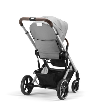 Cybex Balios S Lux Wózek Głęboko-Spacerowy + Cloud G I-Size Fotelik Samochodowy 0-13kg + Adaptery Lava Grey