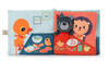 LILLIPUTIENS Książeczka aktywizująca z mini-przytulanką Smacznego! Wilk Louis 12 m+