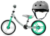 Kinderkraft 2Way Next Rowerek Biegowy Light Green + Kinderkraft Safety Kask