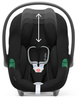Cybex Aton B2 i-Size Fotelik Samochodowy 0-13kg + Baza One Volcano Black + Tapicerka Letnia White