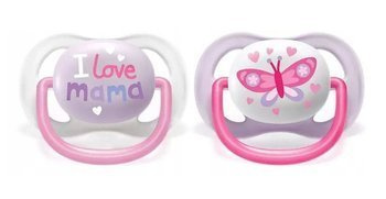 Avent Smoczek Uspokajający Ultra Air Girl 0-6M 080/02