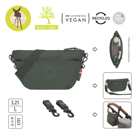 Lassig Green Label Torba dla mam Buggy Bum Bag dark olive