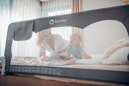 Lionelo Hanna Bramka Ochronna do Łóżeczka Beige Melange 
