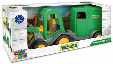 Wader Farmer Traktor z Przyczepą dla Konia 