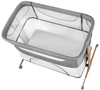 MoMi Smart Bed Łóżeczko Dostawne Kojec 4w1 Grey