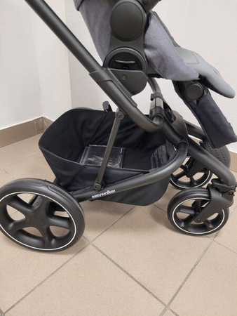 [OUTLET] Easywalker Harvey 3 Wózek Spacerowy Fossil Grey (zawiera stelaż, siedzisko z budką i pałąkiem z ekoskóry)