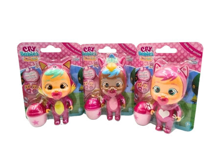 Tm Toys Lalka Cry Babies Magic Tears Pink Edition 13cm Mix Wzorów 