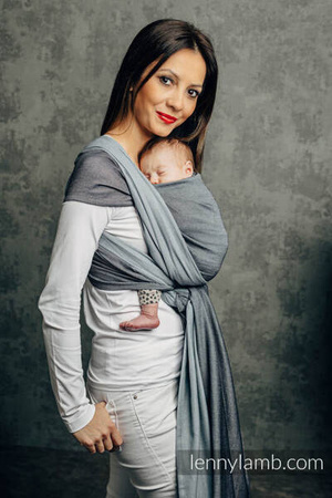 LennyLamb Howlit Moja pierwsza chusta do noszenia dzieci, tkana splotem skośno-krzyżowym (100% bawełna) - rozmiar M  (100% bawełna)