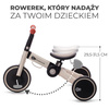 Kinderkraft 4TRIKE Rowerek Trójkołowy Silver Grey