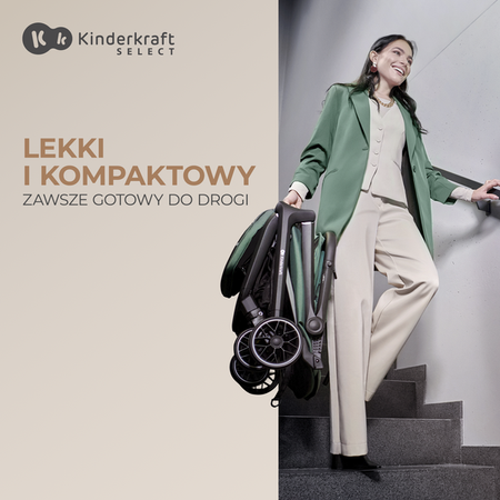 Kinderkraft Nubi 2 Wózek Spacerowy Sand Beige