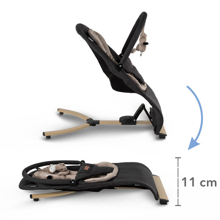 Kidwell Rubi Leżaczek Bujaczek Black/Gold