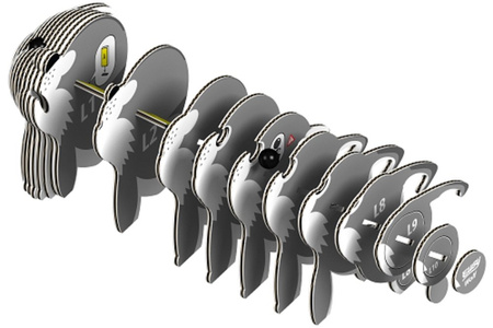 Eugy Eko 3D Układanka Wilk