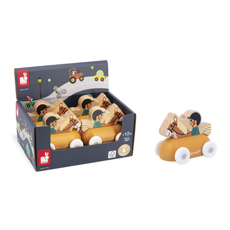 Janod Pojazd Jeździec konny Góry Cross Roads 12m+