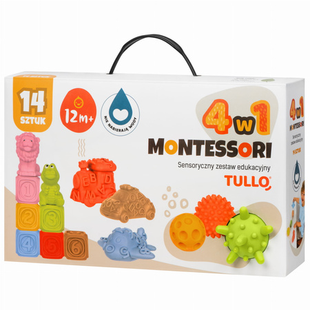 Tullo Klocki Sensoryczne - Zestaw Montessori